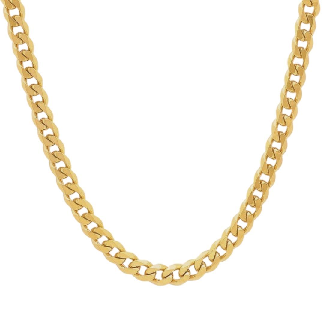 Gargantilla Maverick Cuban Chain | KHLOE JOYAS | Cadenas,Color Oro,Gargantillas,Unisex