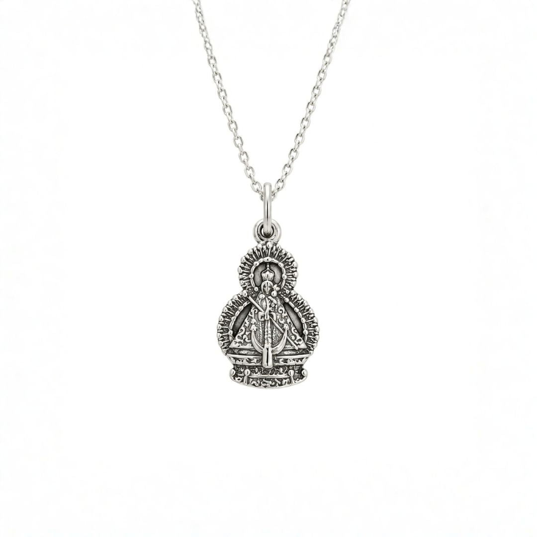 Collar VIrgen De La Cabeza Plata De Ley