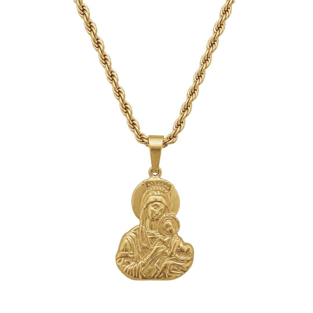 Collar de la Virgen Del Carmen Oro