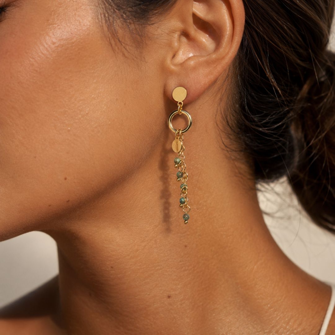 Pendientes Izzy Piedra Natural