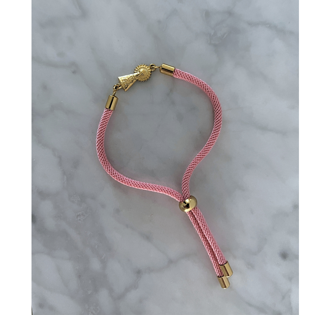 Pulsera Virgen Del Pilar Rosa Cord