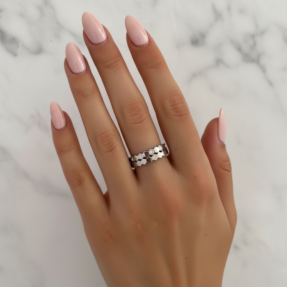 Anillo Lidia (Set 2 Anillos) Plateado