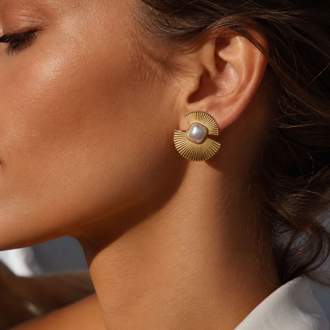 Pendientes Borneo Perla