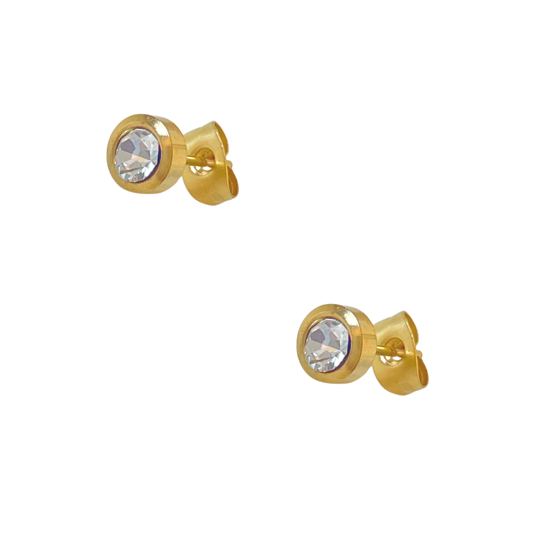 Pendientes Celia | KHLOE JOYAS | 40%,Color Oro,Con Brillantes,Pendientes