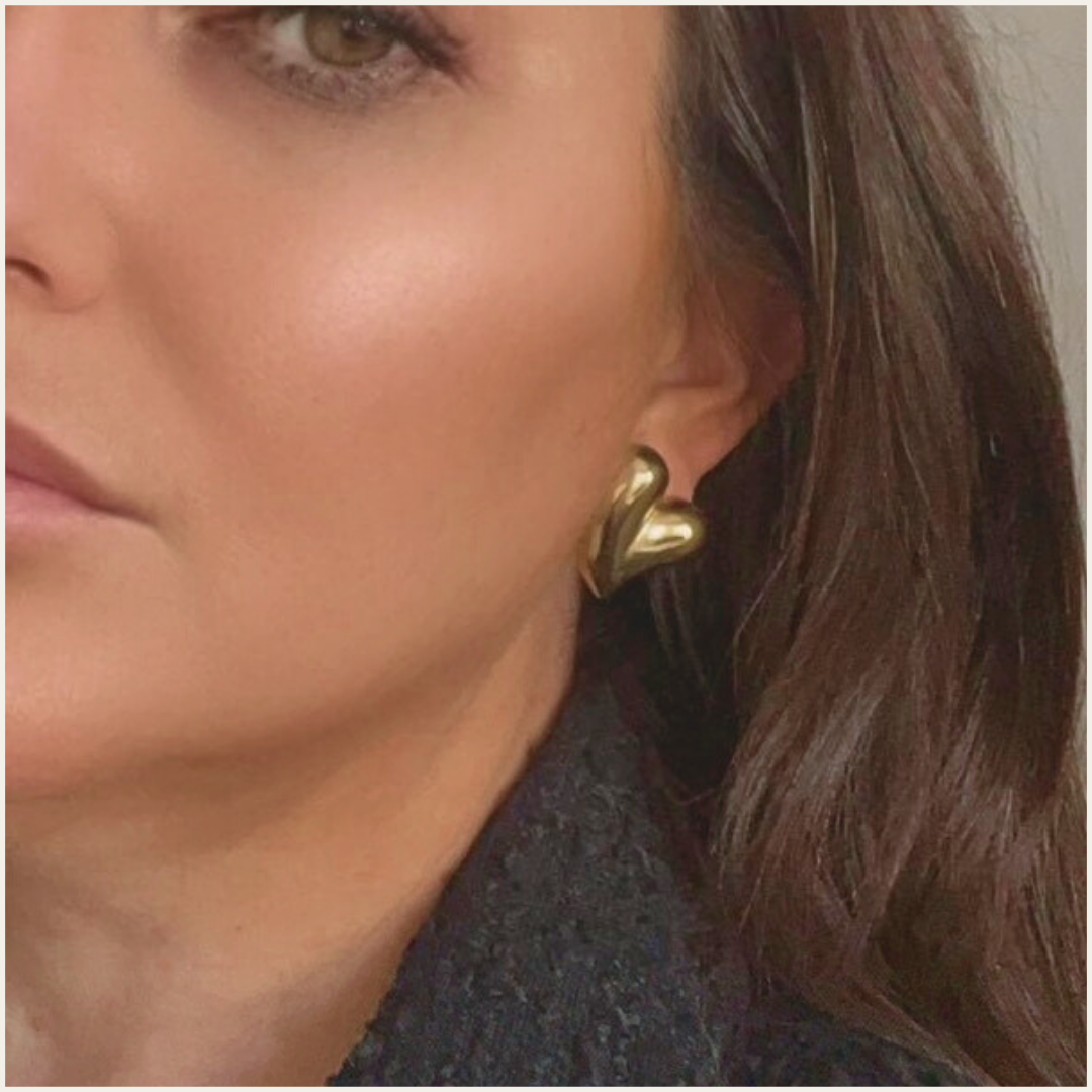 Pendientes Cupid | KHLOE JOYAS | Color Oro,Color Plata,Corazon,Pendientes