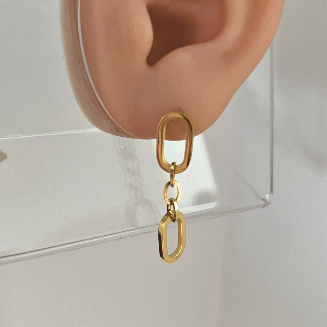 Pendientes Dunia | KHLOE JOYAS | Color Oro,Pendientes