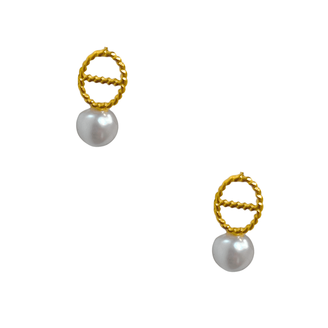 Pendientes Fayedd | KHLOE JOYAS | Color Oro,Pendientes,Perlas