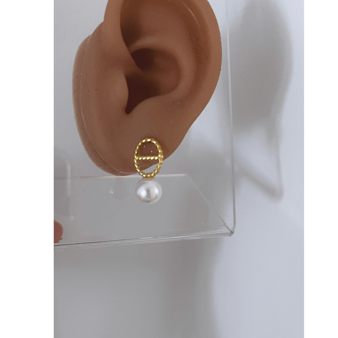 Pendientes Fayedd | KHLOE JOYAS | Color Oro,Pendientes,Perlas
