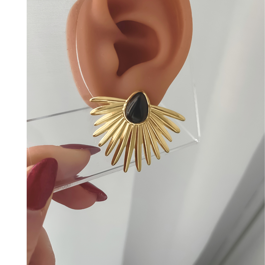 Pendientes Gaby | KHLOE JOYAS | Color Oro,Pendientes