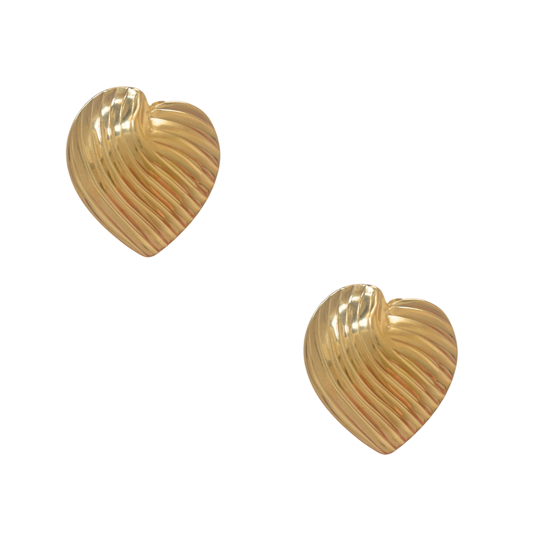 Pendientes Hannah | KHLOE JOYAS | Color Oro,Corazon,Pendientes