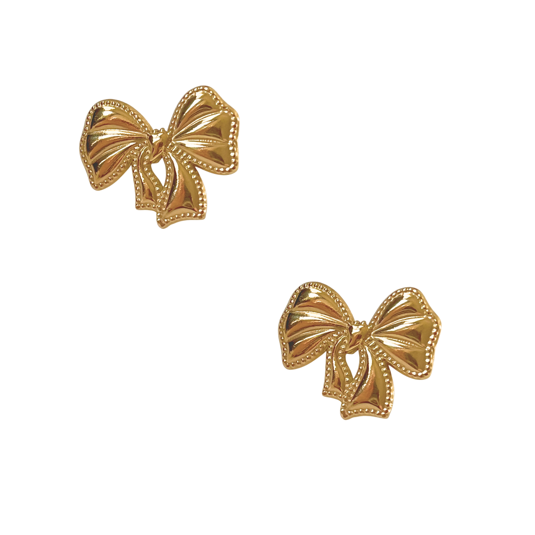 Pendientes Melania | KHLOE JOYAS | Color Oro,Lazos,Pendientes