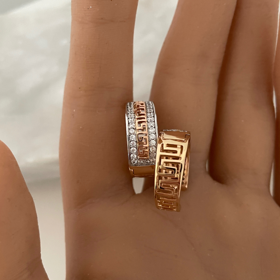 Pendientes Onassis Rosé | KHLOE JOYAS | 40%,Color Rosé,Con Brillantes,Pendientes