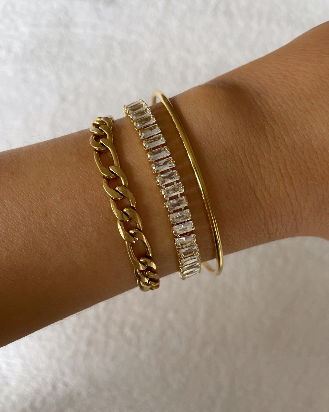 Pulsera Almaviva Cadena Figaro | KHLOE JOYAS | Color Oro,Color Plata,Pulseras,Unisex