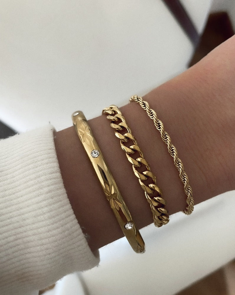 Pulsera Cabot | KHLOE JOYAS | Color Oro,Pulseras,Unisex