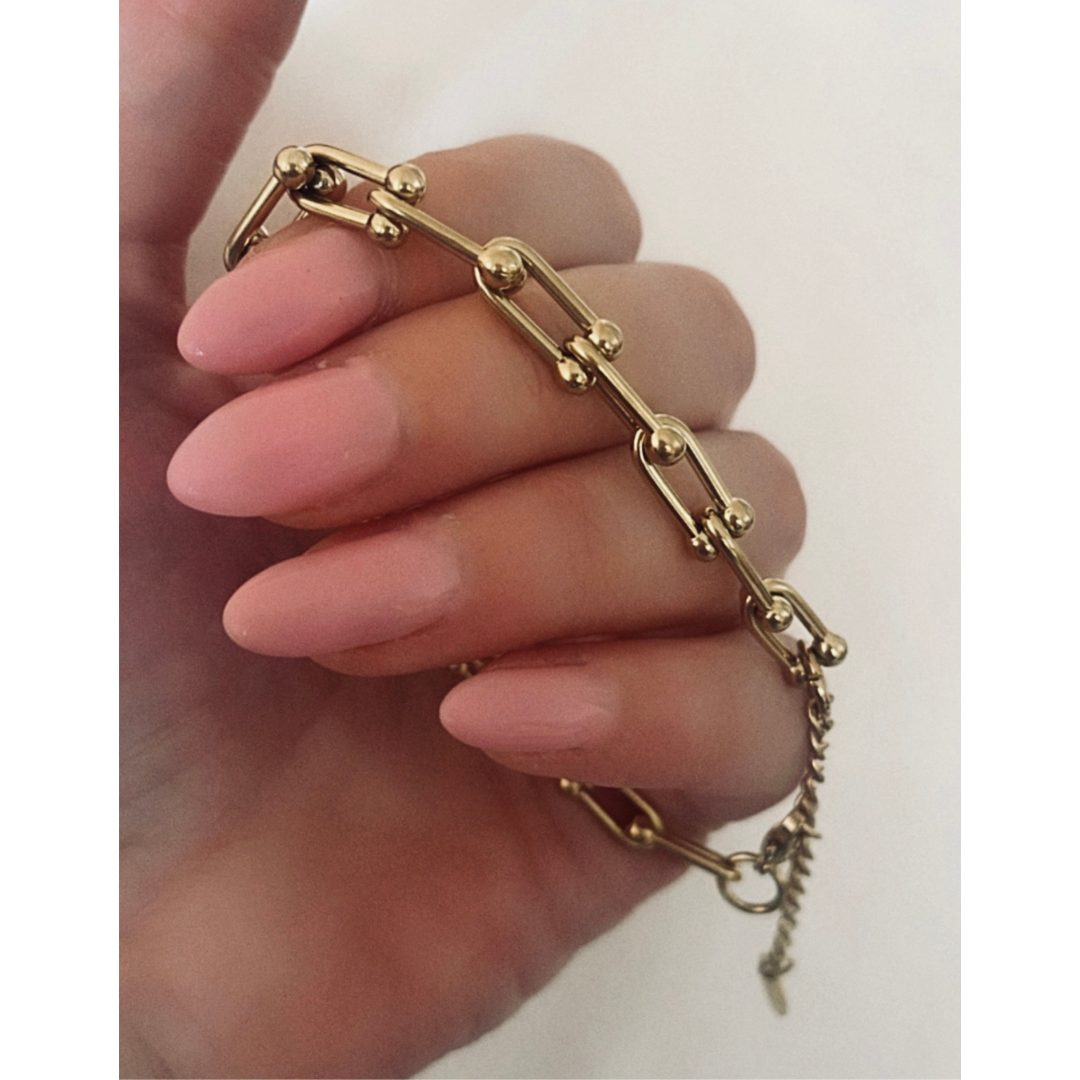 Pulsera Estribos | KHLOE JOYAS | Color Oro,Pulseras,Unisex