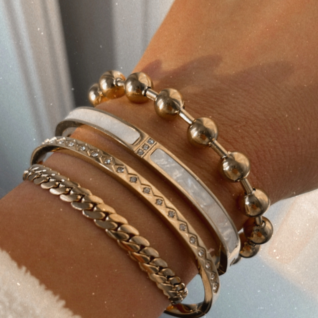 Pulsera Herald | KHLOE JOYAS | Color Oro,Con Brillantes,Pulseras