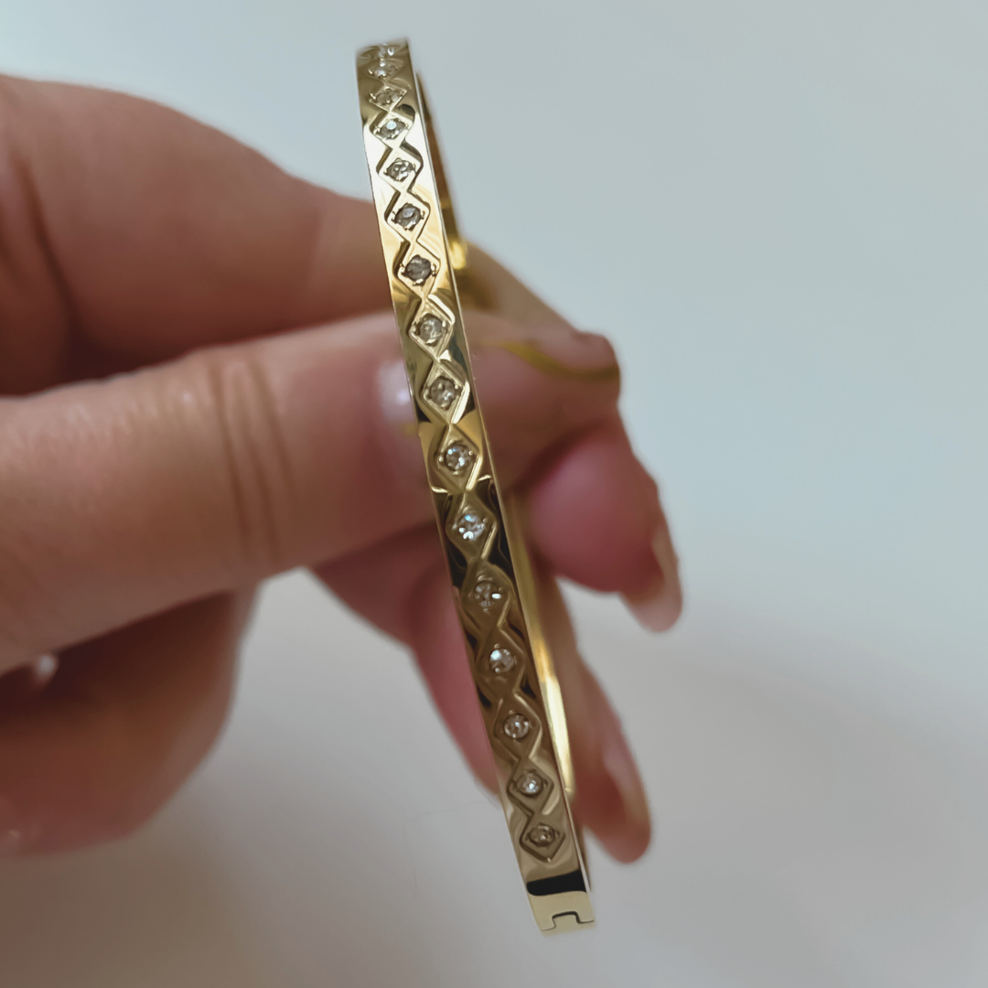 Pulsera Herald | KHLOE JOYAS | Color Oro,Con Brillantes,Pulseras