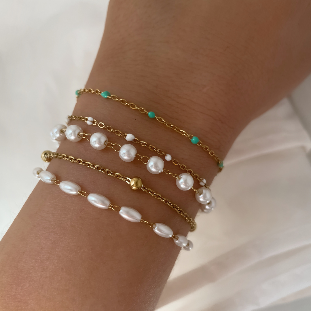 Pulsera Lucille | KHLOE JOYAS | Color Oro,Pulseras