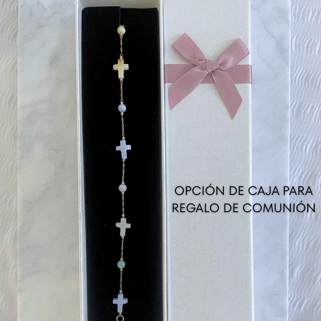 Pulsera Luz Del Mundo | KHLOE JOYAS | Color Oro,Cruces,Pulseras