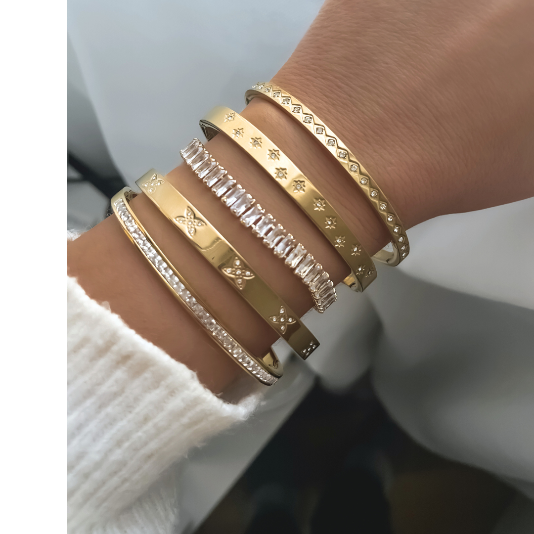 Pulsera Nairobi | KHLOE JOYAS | Color Oro,Con Brillantes,Pulseras,Unisex