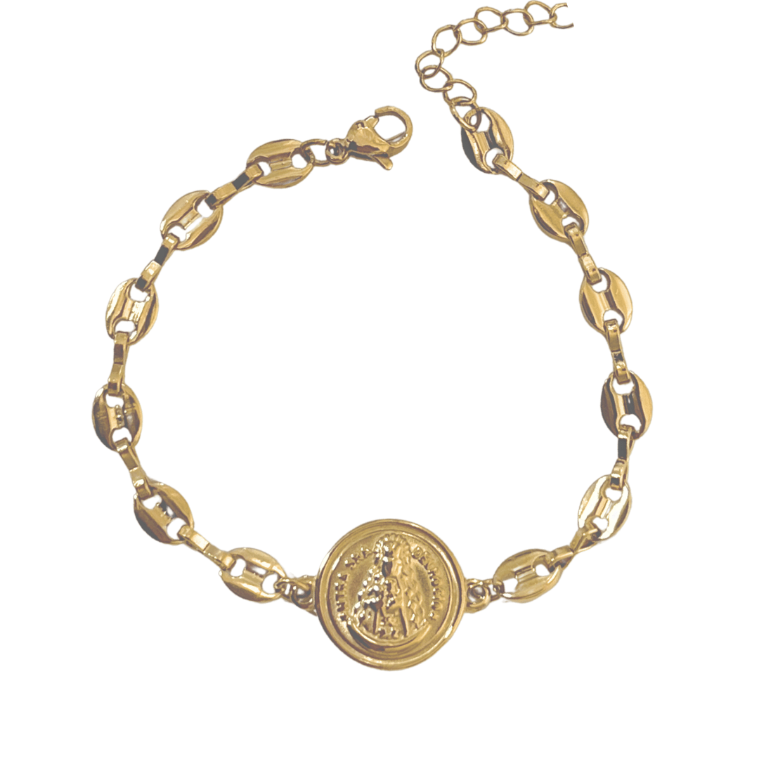 Pulsera Virgen Del Rocio Mariner | KHLOE JOYAS | Color Oro,Color Plata,Pulseras,Religioso,Unisex
