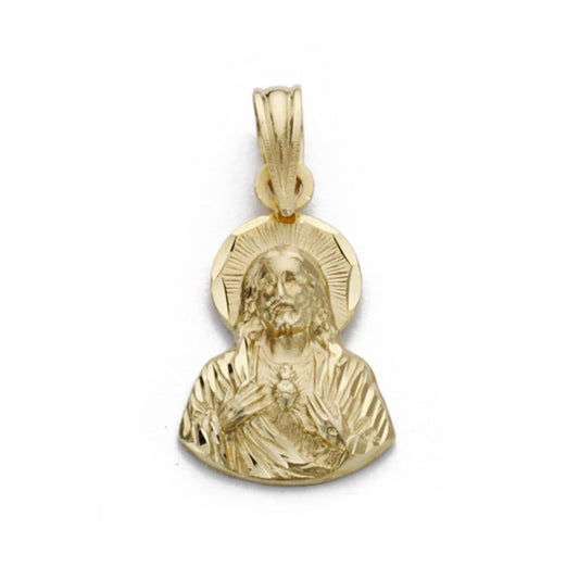 Sacred Heart of Jesus Medal 18 Carat Gold