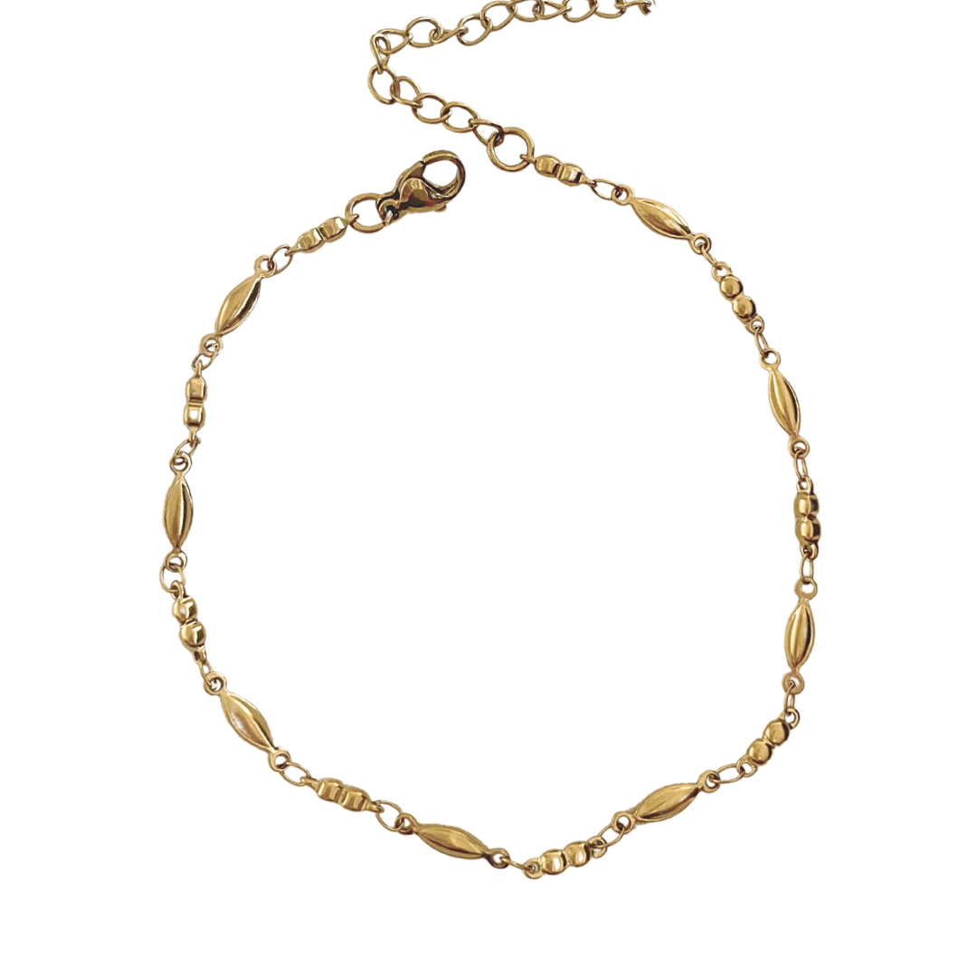 Tobillera Anouk | KHLOE JOYAS | Color Oro,Tobilleras