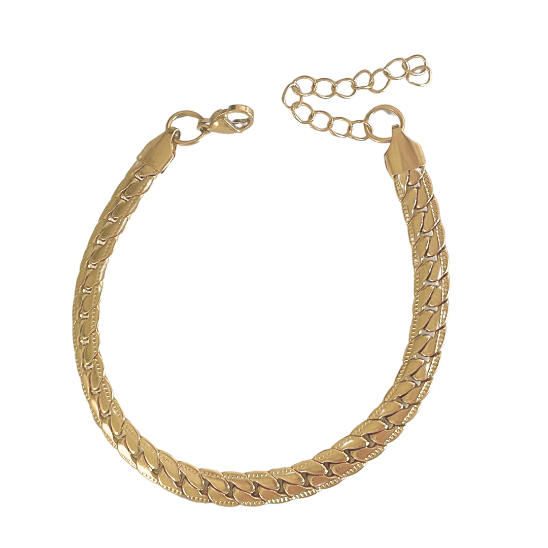 Tobillera Kairo | KHLOE JOYAS | 40%,Color Oro,Pulseras,Tobilleras,Unisex