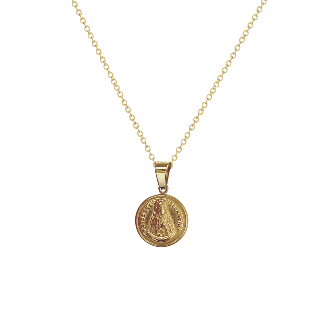 Collar Medalla Virgen Del Rocio Clasica