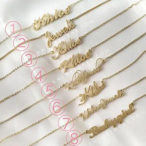 Bella Gargantilla Personalizada freeshipping - KHLOE JOYAS