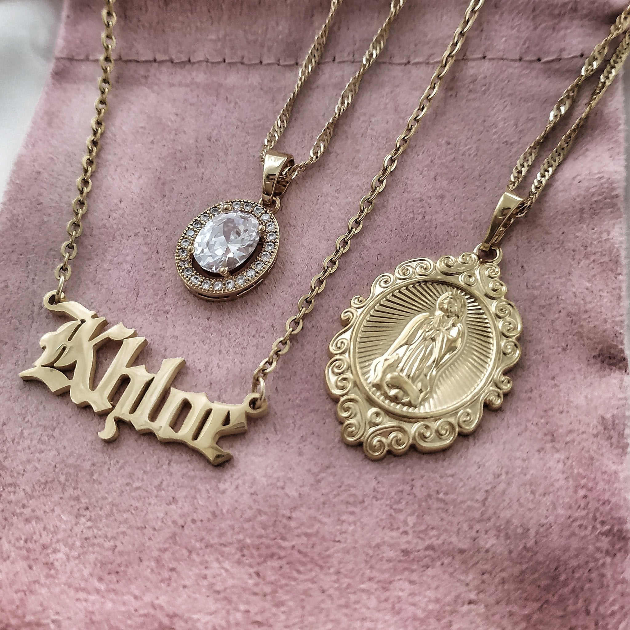 Collar Bewitched | KHLOE JOYAS | Colgantes,Collares,Color Oro,Colores,Con Brillantes