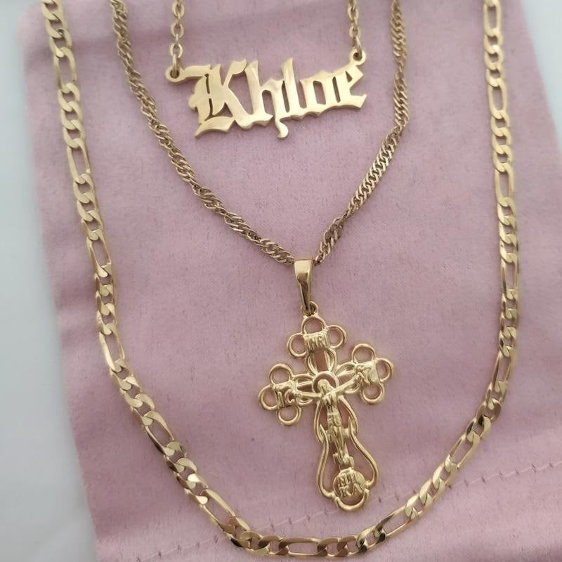 Colgante Cruz Kyrie freeshipping - KHLOE JOYAS