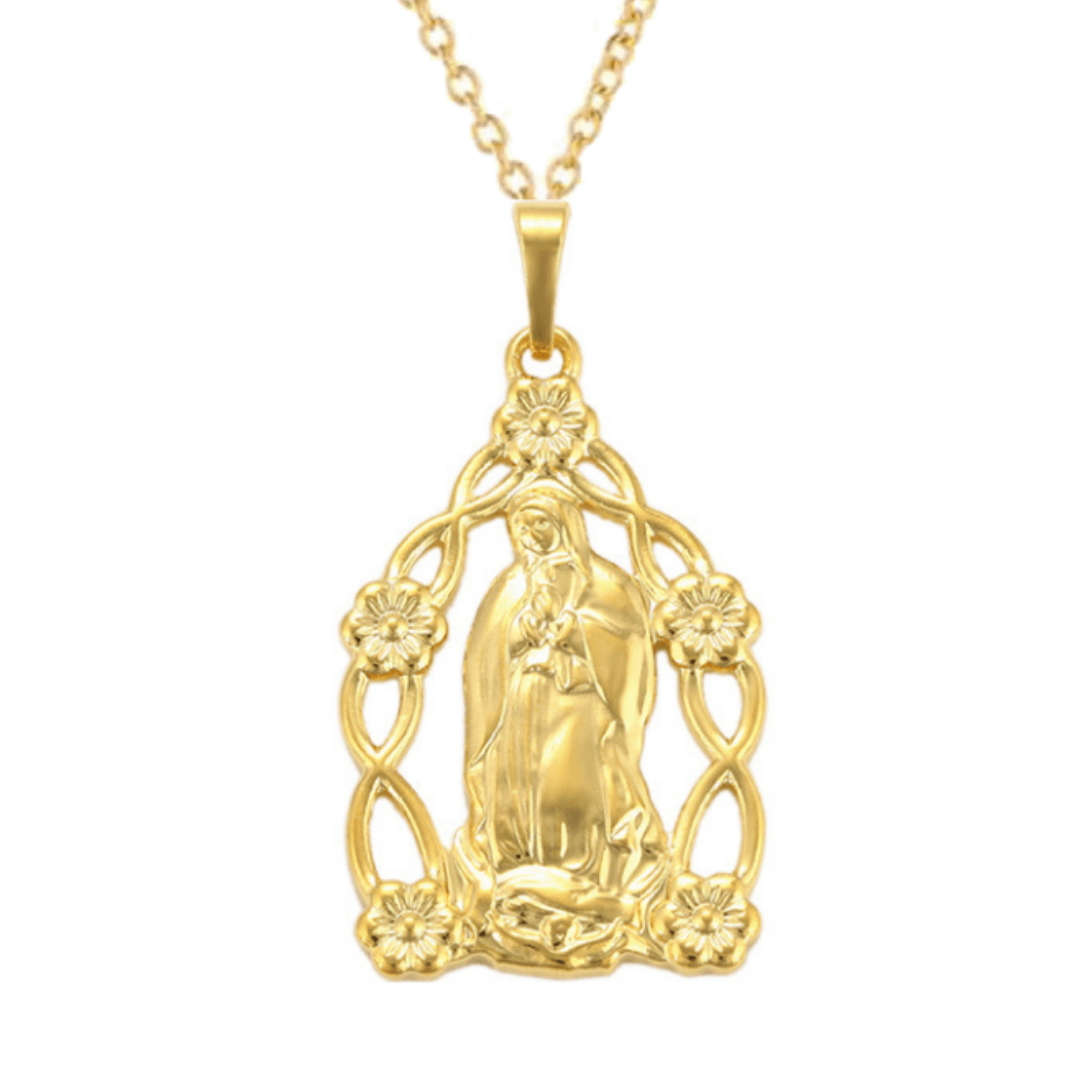 Collar Grace | KHLOE JOYAS | 40%,Colgantes,Collares,Color Oro,Religioso