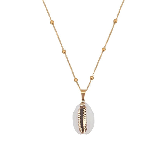 Collar Cowrie Blanco