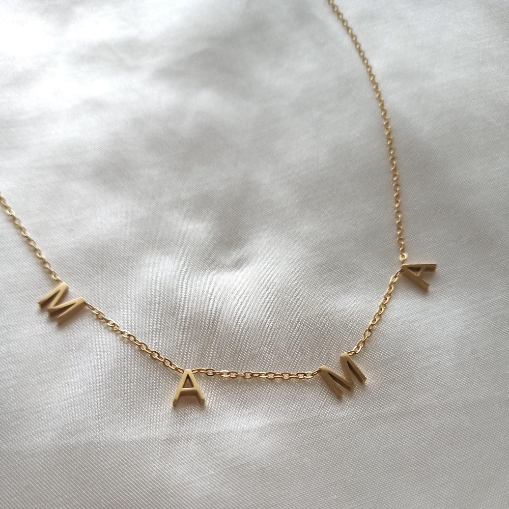 Gargantilla Mama Dangle | KHLOE JOYAS | Color Oro,Gargantillas