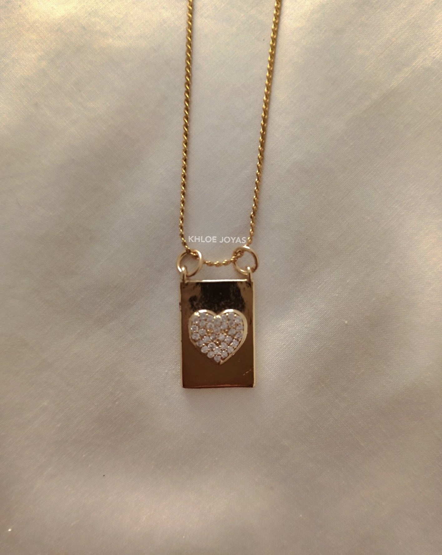 Colgante Tag Corazon O Cruz freeshipping - KHLOE JOYAS
