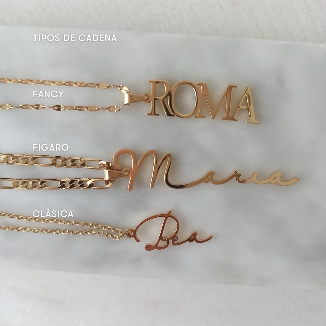 Gargantilla Manuscrito Vertical freeshipping - KHLOE JOYAS